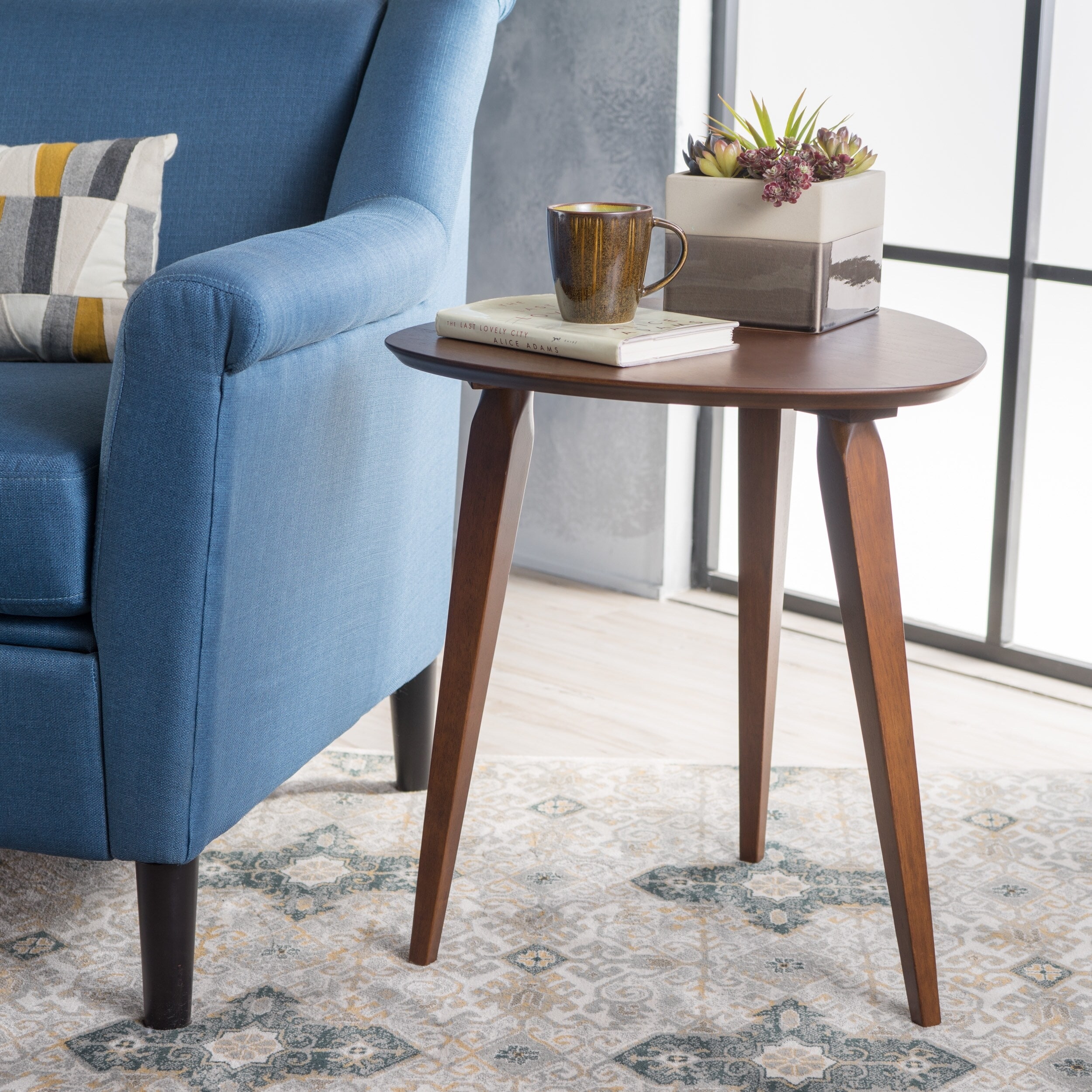 Hoyt Mid-Century Wood End Table by Christopher Knight Home - 20" L x 20" W x 22.75" H