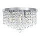 preview thumbnail 21 of 45, GetLedel Modern 5-Light Crystal Flush Mount Chandelier