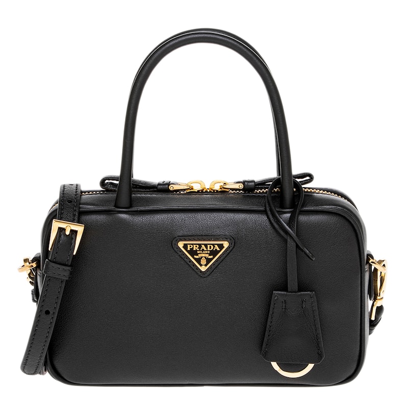 Prada Top Handle Mini Bag - Black