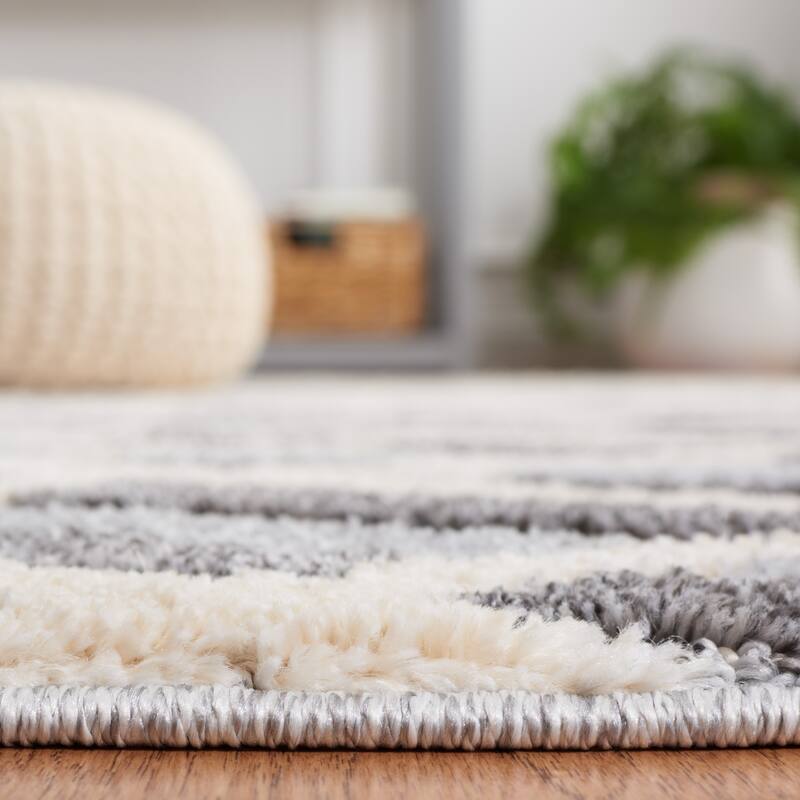 Martha Stewart Lucia Shag Bosiljka Contemporary Rug - 8' x 10'