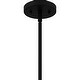 preview thumbnail 6 of 6, Haze 1-Light Matte Black Mini Pendant