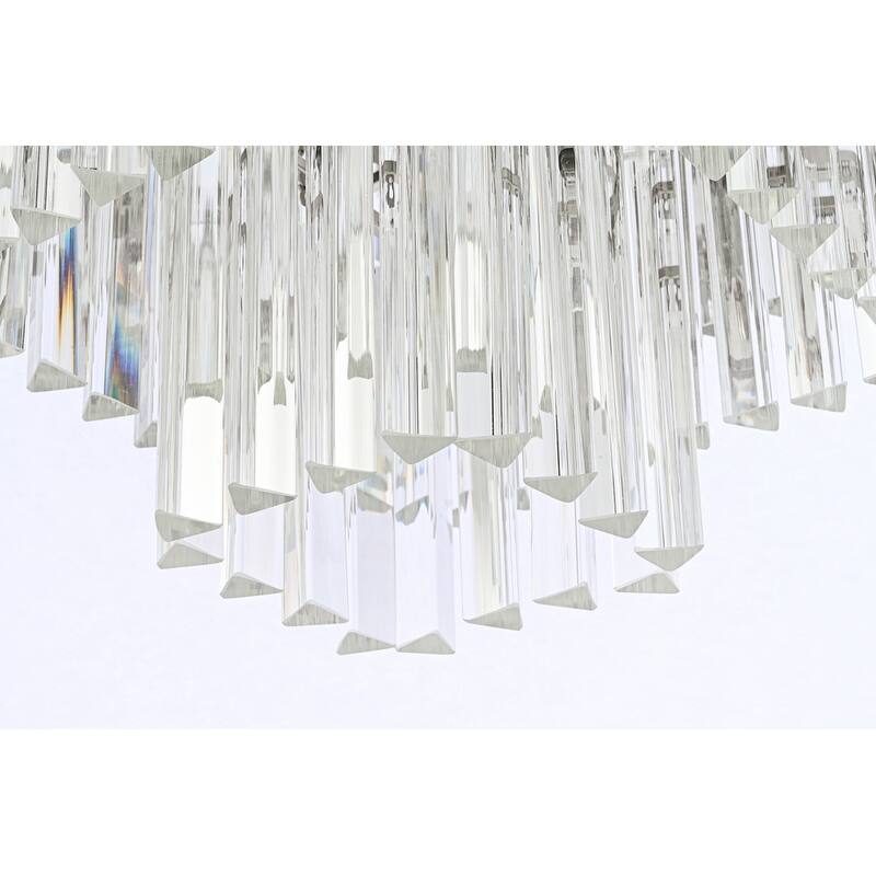 Indigo Home 21.5 inch square crystal chandelier