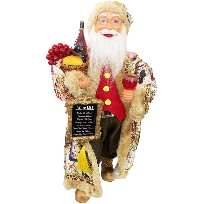 20" Wine Anyone Claus