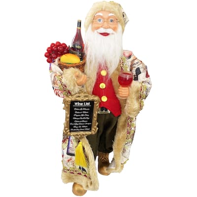 20" Wine Anyone Claus