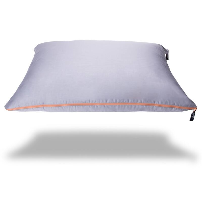 Solid8 Comfort Zip Down Alternative Bed Pillow With Allergen Barrier