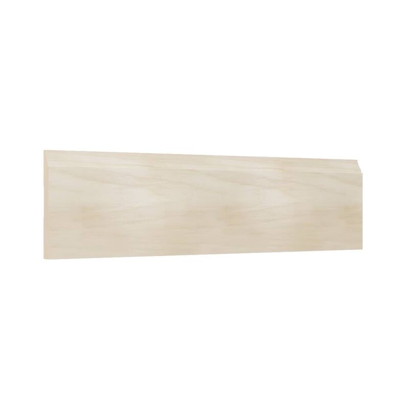 WM620: 9/16-in D x 4-1/4-in W x 96-in L Americraft Solid Hardwood Stain Grade Ogee Base Moulding