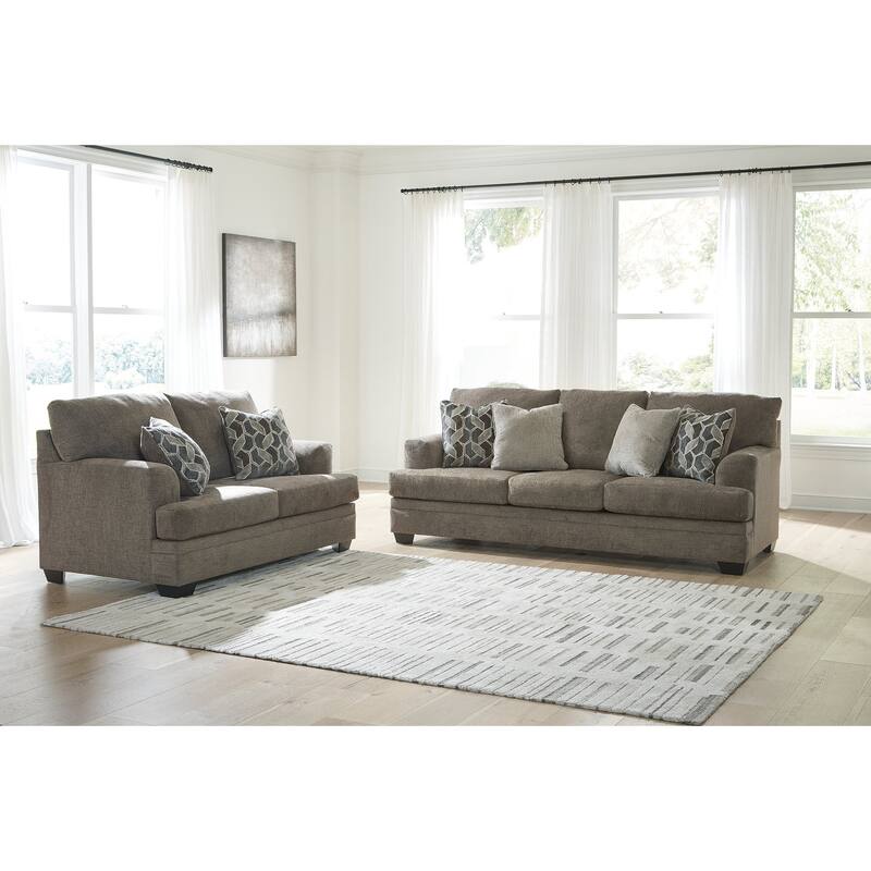 Signature Design by Ashley Stonemeade 2-Piece Upholstery Package - 92"W x 41"D x 39"H - Dark Gray