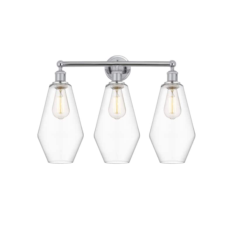 Innovations Lighting Cindyrella - 3 Light 25" Bath Vanity Light - Clear/Polished Chrome