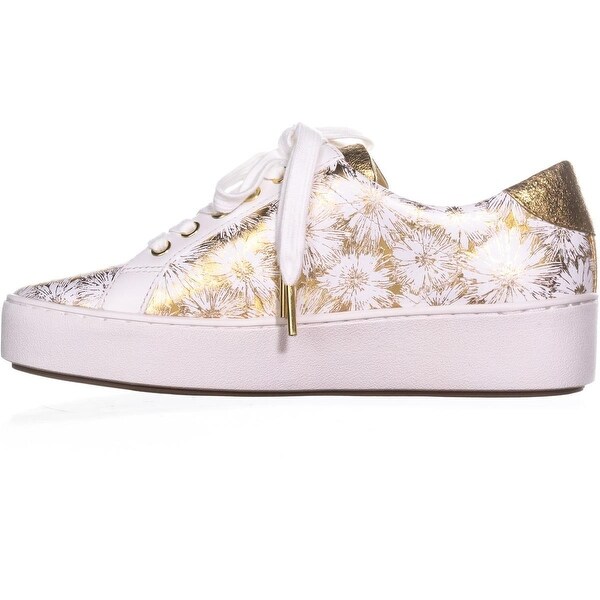 michael kors white platform sneakers