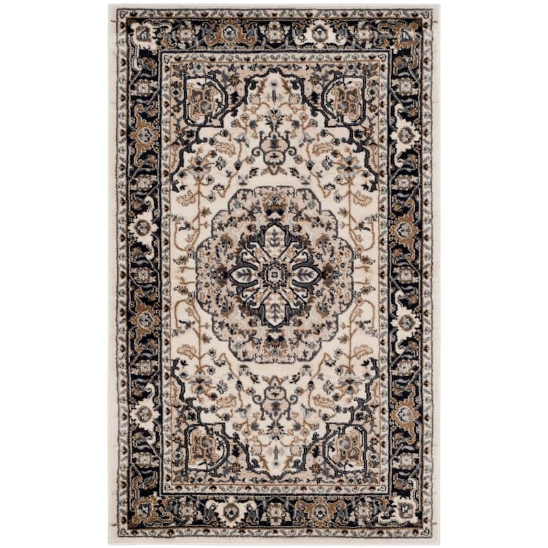 SAFAVIEH Lyndhurst Armida Traditional Oriental Rug - 4' x 6' - Cream/Navy