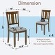 preview thumbnail 3 of 6, Wooden Dining Chairs Set of 4 Kitchen Chair Side Chair Accent Chair