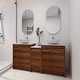preview thumbnail 105 of 125, BNK 24/36/48/60 Inch Bathroom Vanity with Sink, Freestanding Bathroom Vanity with Soft Close Doors and Adjustable Shelf