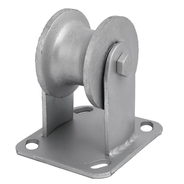 Shop 3.2inch Diameter Iron U Groove Rigid Caster Wheel for Industrial