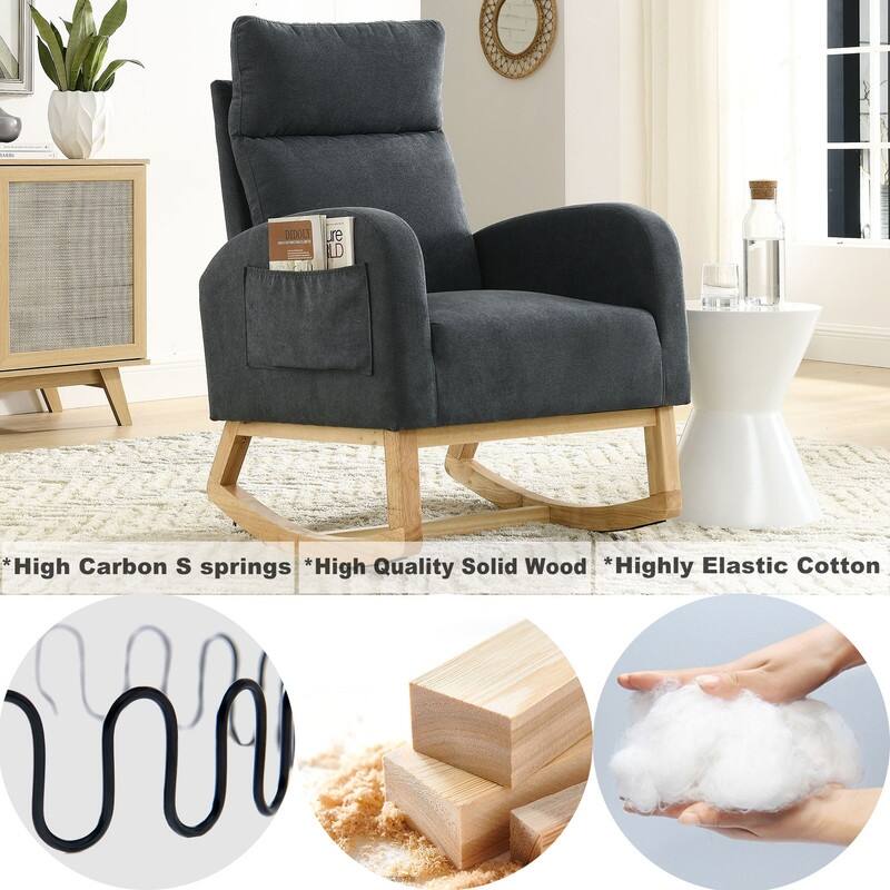 Living Room Lounge Arm Rocking Chair