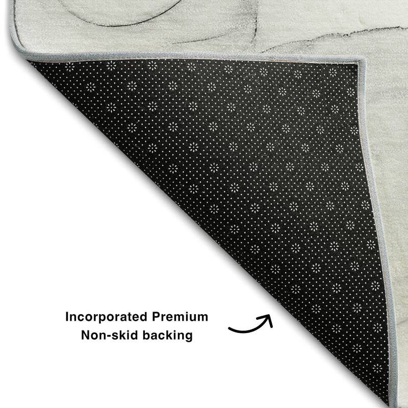 Premium Washable Super Soft Modern Watercolor Mayfield Rug