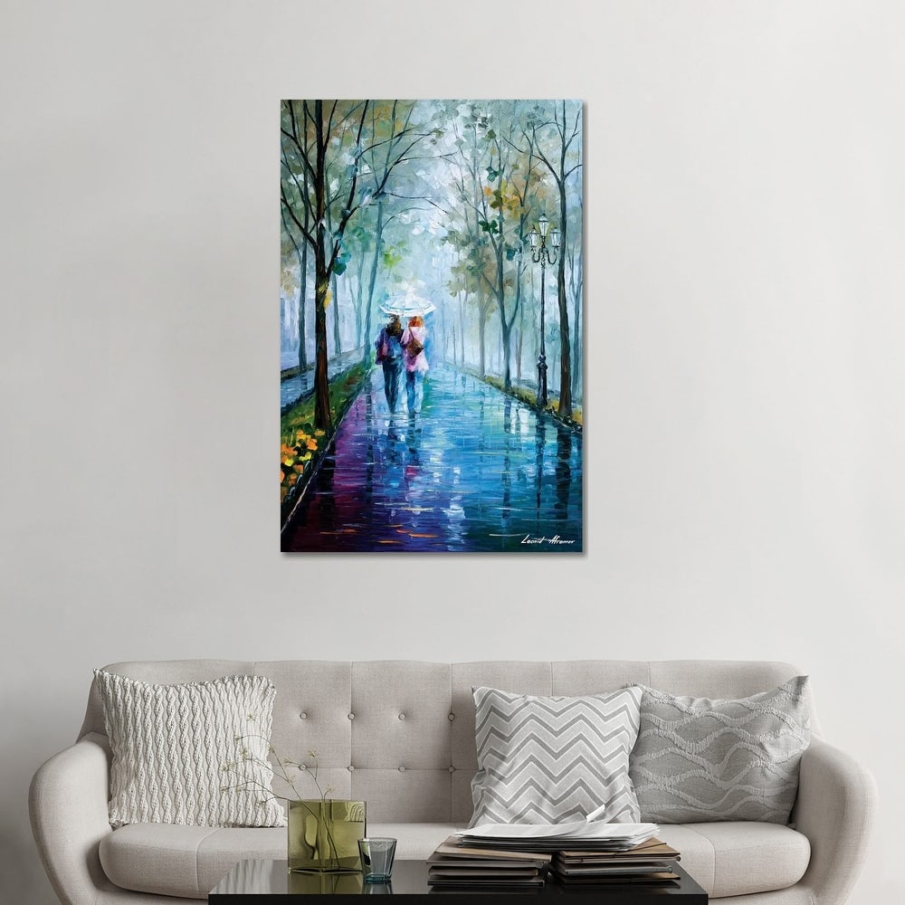 iCanvas "Foggy Stroll" by Leonid Afremov Canvas Print