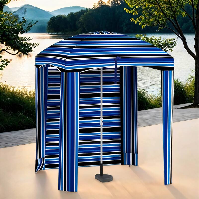 Outdoor Portable Beach Umbrella with Vents and Sandbags