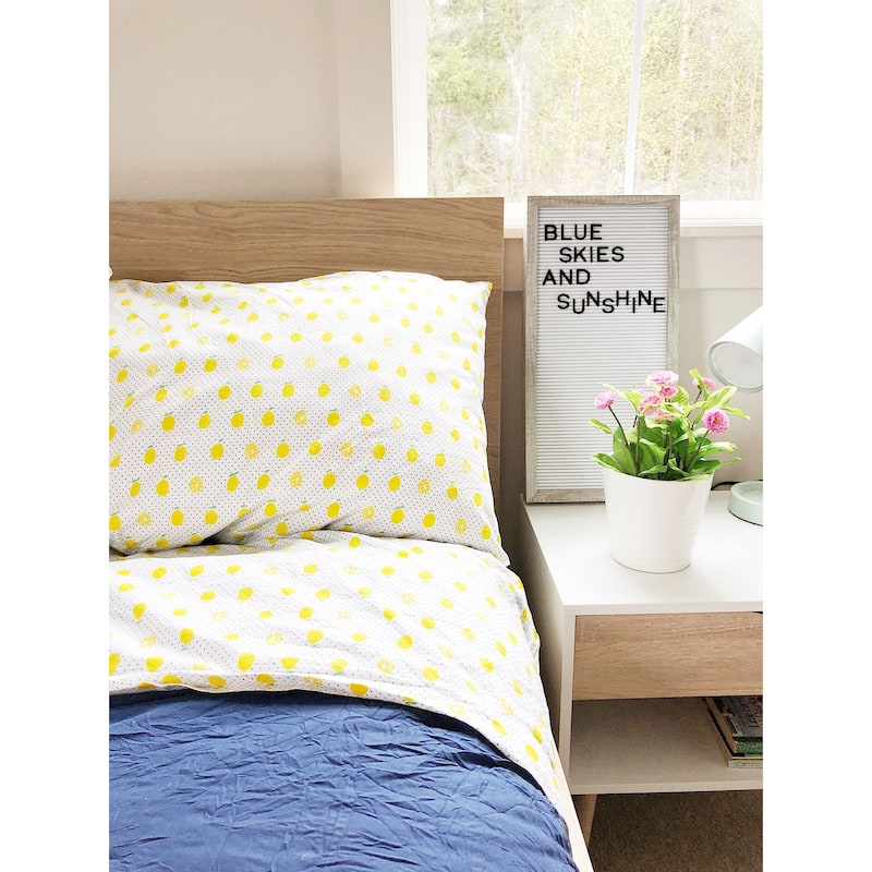 Poppy & Fritz Cotton Percale Printed Bed Sheet Sets