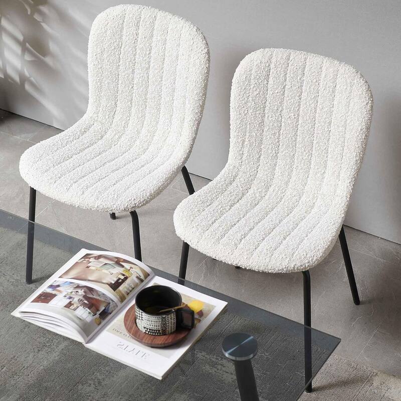 Howtai Upholstered Dining Chairs,Vintage PU Leather Accent Side Chairs