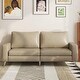 preview thumbnail 2 of 42, AECOJOY 79" Faux Leather Couch for Living Room, Loveseat Small Sofa, Indoor Modern Sofa for Apartment Office