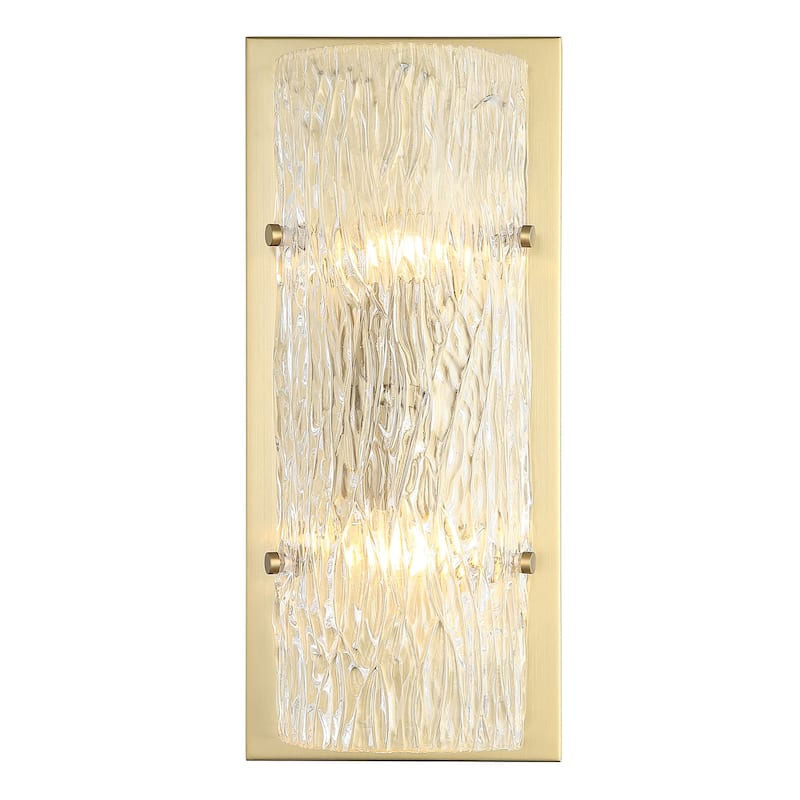 Varaluz Morgan 2-Light Sconce - Satin Brass