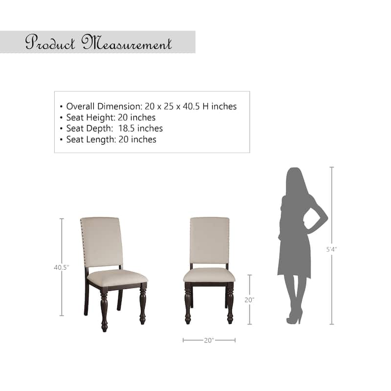 Oresund Dining Chair (Set of 2) - Brown/Beige