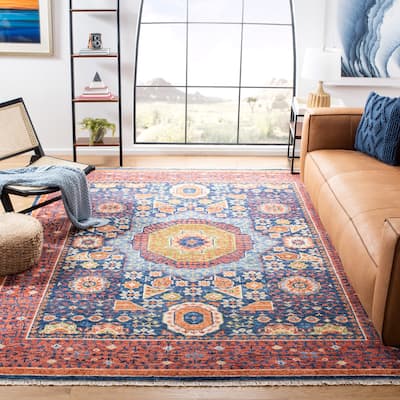 SAFAVIEH Hand-Knotted Samarkand Irmelie Traditional Wool Rug