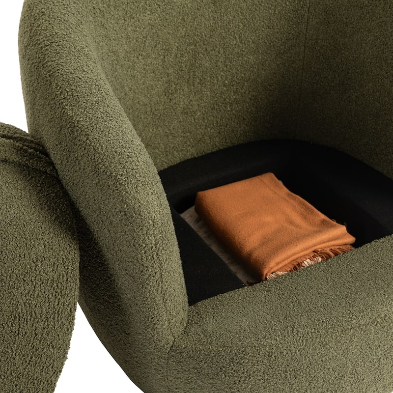 Teddy Swivel Barrel Armchair