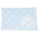 preview thumbnail 4 of 4, Knit Star Baby Blanket Blue/White
