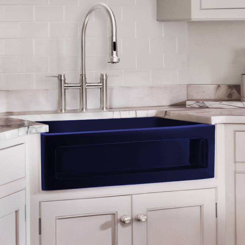 Whitehaus Shakerhaus 33" Dual-Apron Reversible Farmhouse Single Basin