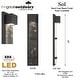 preview thumbnail 10 of 9, The Great Outdoors 77301-L Sol 24" Tall ADA LED Outdoor Wall Sconce