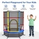 preview thumbnail 3 of 10, Costway 55'' Kids Trampoline Bouncing Jumping Mat Recreational - See Details