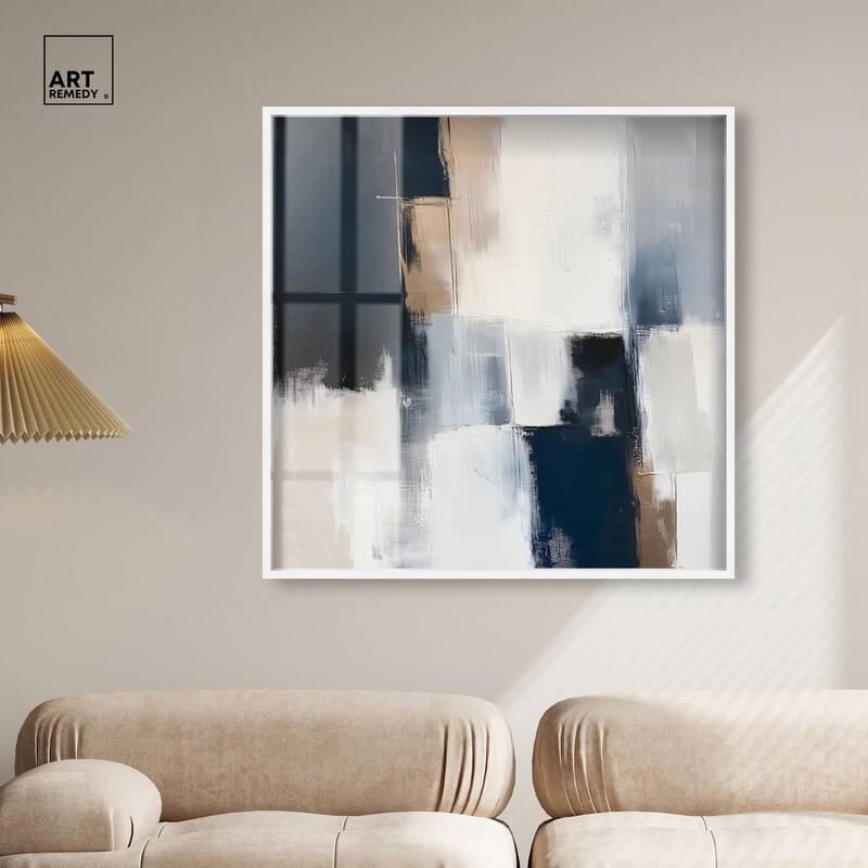 Blue Mood Depth II Shadowbox by Art Remedy