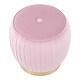 preview thumbnail 11 of 16, Silver Orchid Randolf Velvet Ottoman