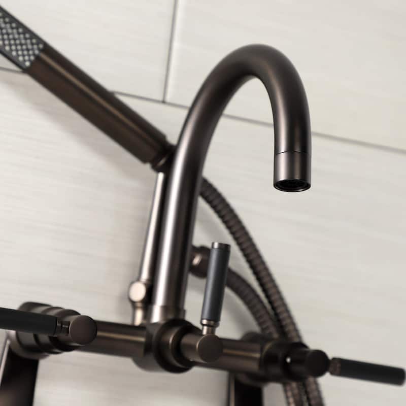 Kingston Brass Kaiser Wall Mounted Clawfoot Tub Filler � Includes Hand