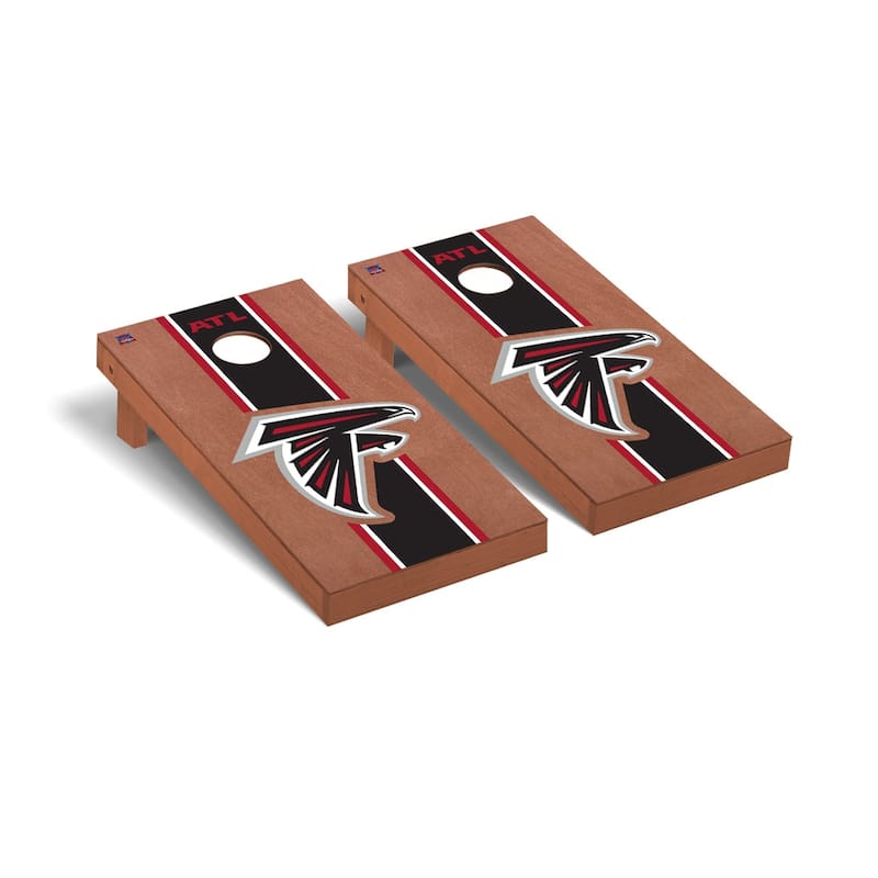 Atlanta Falcons NFL Football Rosewood Cornhole Board Set 2