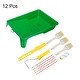 preview thumbnail 4 of 6, 12pcs Paint Roller Kit, Thick 2.5" Chemical Fiber Paint Brushes, for Walls - Multicolor - 7mm
