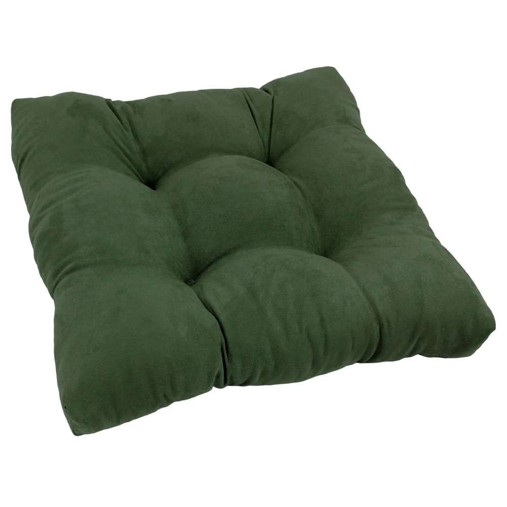 19-inch Square Microsuede Chair Cushion (Set of 1, 2, or 4) - 19 x 19