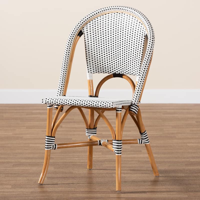 Genica Classic French Natural Rattan Bistro Chair