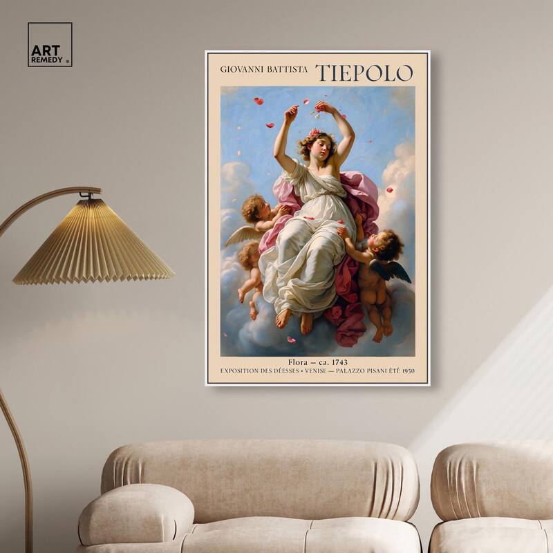Flora in the Venetian Sky Canvas by Art Remedy