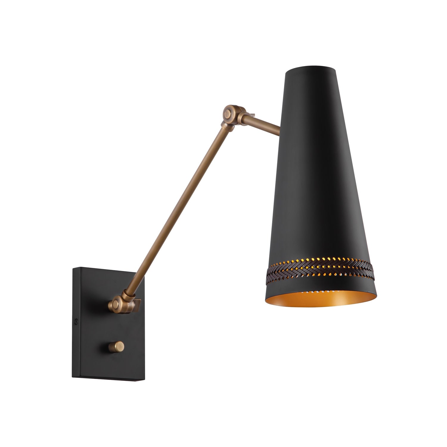 Alora Lighting WV342105 Brickell 12" Tall Wall Sconce