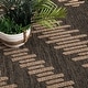 Indoor and Outdoor Rug Natural Look with Diamond Pattern - Bed Bath ...