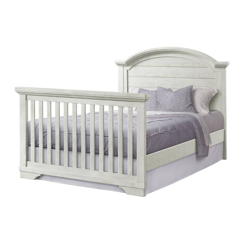 Foundry 56" Wide Arch Top Convertible Crib, White Dove
