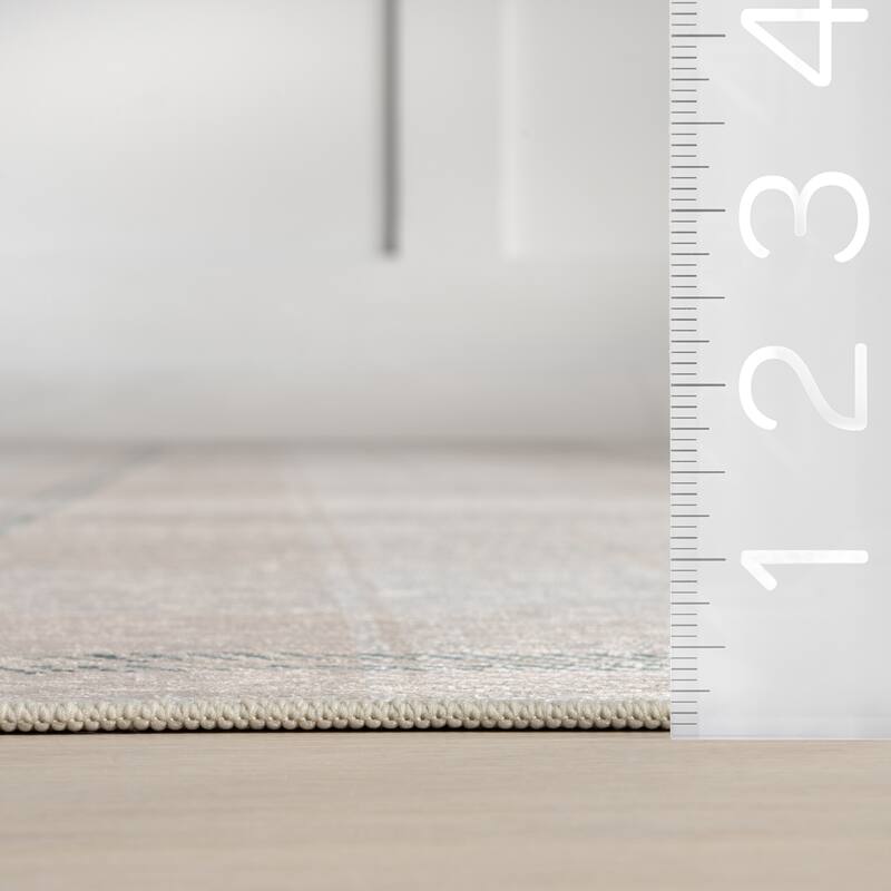 Nuloom Callipoe SplashGuard Rustic Machine Washable Area Rug
