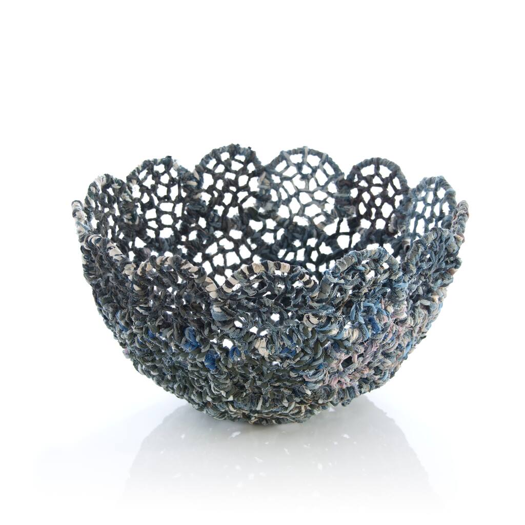 Dillion Oversized Macrame Bowl - Shiraleah