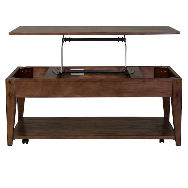 Liberty Furniture Lake House Lift Top Cocktail Table with Castors