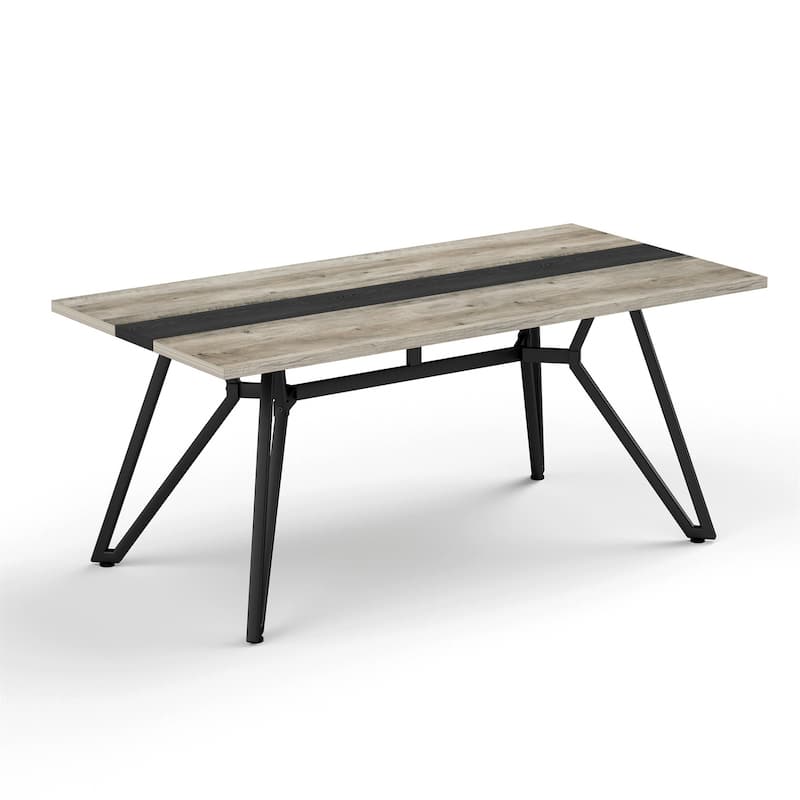 70.9"Rectangular Large Dining Table Waterproof Large Desk for 8 People