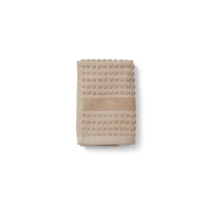 JUNA Check Towels, Sand