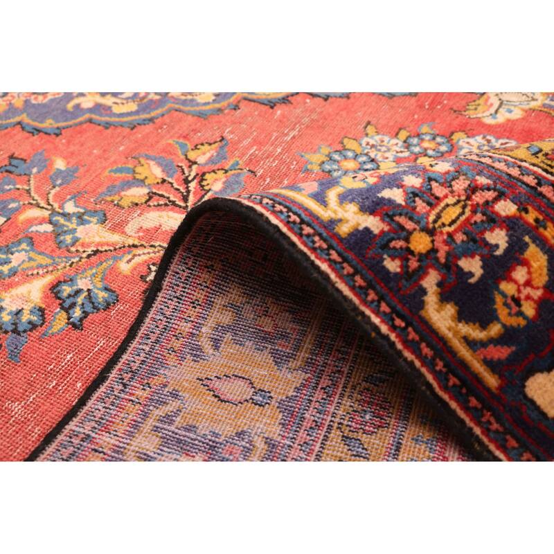 ECARPETGALLERY Hand-knotted Antalya Vintage Red Wool Rug - 6'2 x 10'1