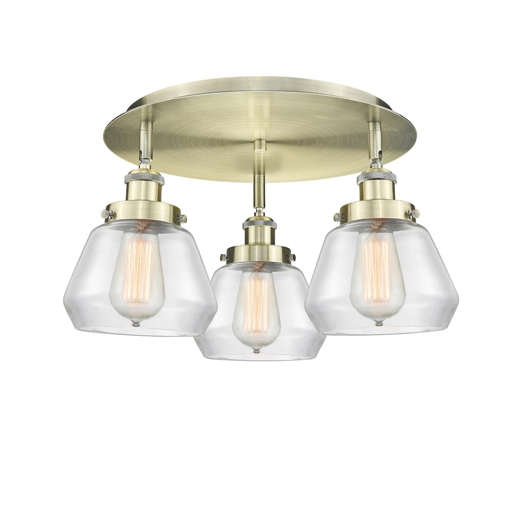 Innovations Lighting Fulton - 3 Light 18" Flush Mount